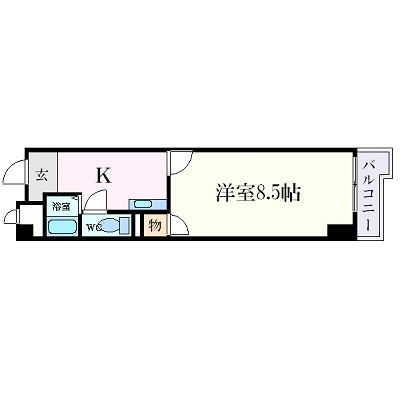 ハイツ金山の間取り