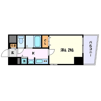 プレサンス泉シティアークの間取り