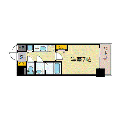 プレサンス鶴舞公園セラヴィの間取り