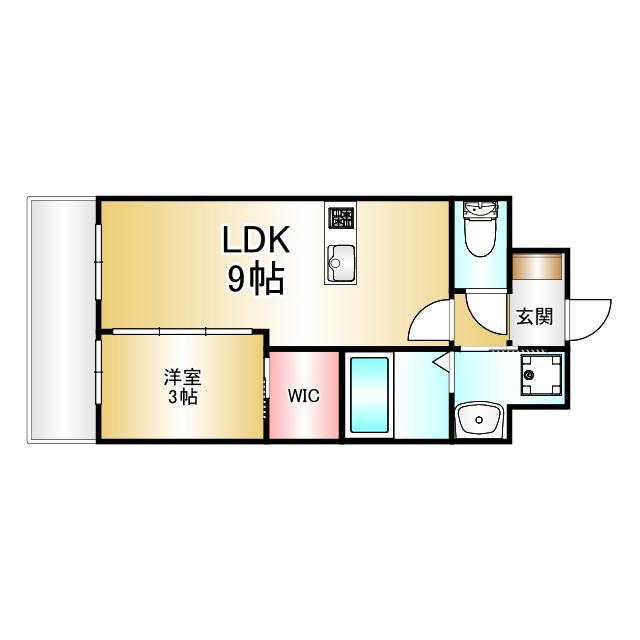 LIFEFIELD二日市駅前の間取り|別号数タイプ