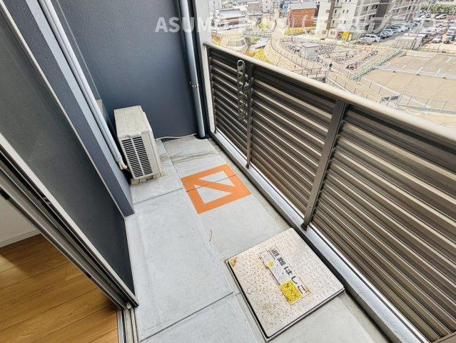 LIFEFIELD二日市駅前のバルコニー|別号数タイプ