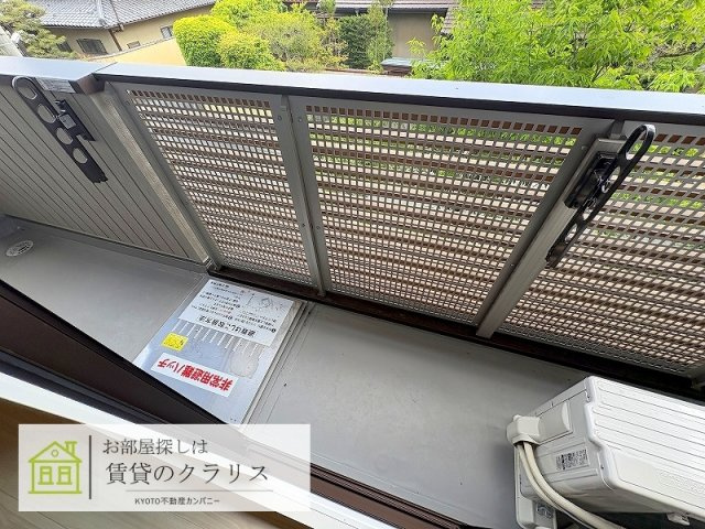 GRAMM桃山筑前のバルコニー