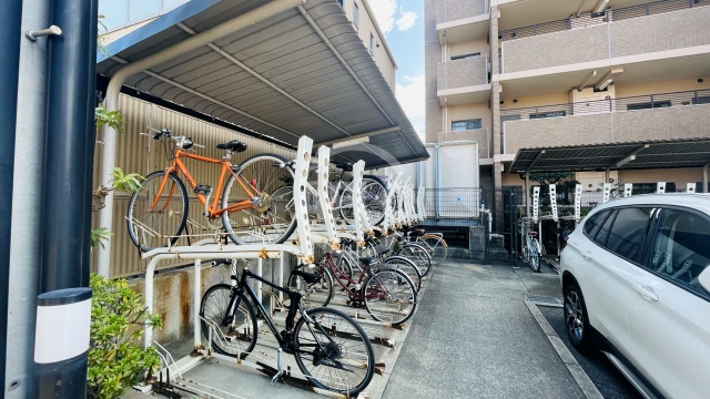 レジデンシア北田辺　北田辺小学校のその他共用部分|レジデンシア北田辺　駐輪場