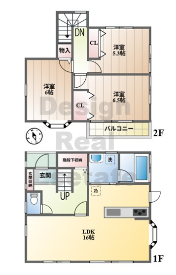 【間取り】 | 熊谷市大麻生　中古住宅  