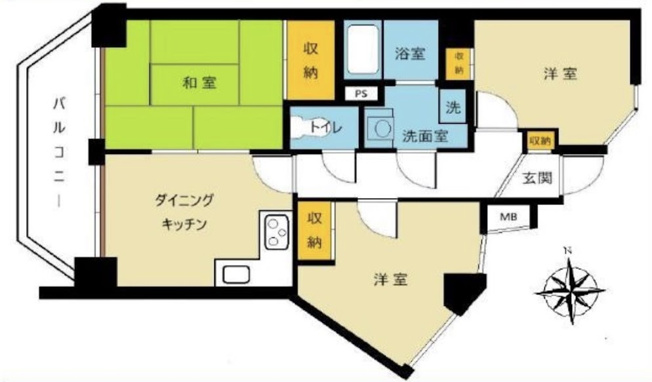【間取り】 | ライオンズマンション戸塚町第3