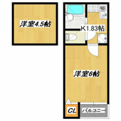 便利なロフト付のお部屋です。