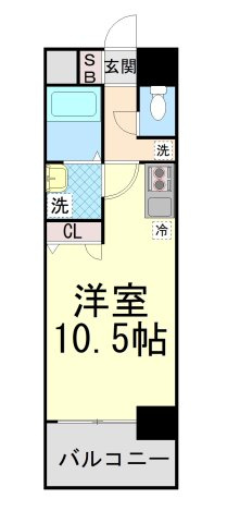 ｗｉｌｌＤｏ三宮イーストの間取り