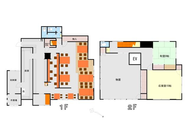 瑞浪市稲津町小里店舗・事務所の間取り