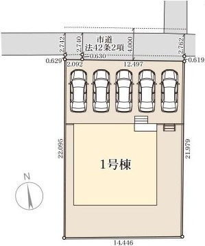 石岡市府中　2期　新築戸建ての区画図|区画図です♪
