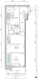 【間取り】 | パークアクシス池袋イースト