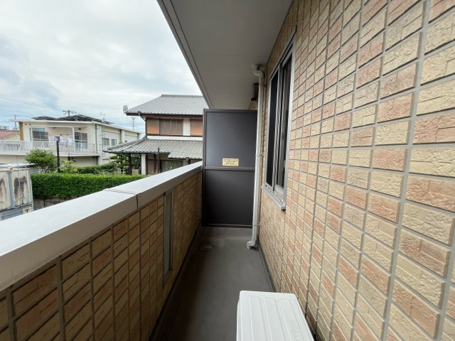 セジュール白浜　B棟のバルコニー