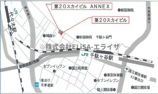 第２０スカイビルの地図