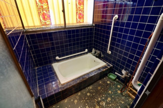 【浴室】 | 笠間市来栖5LDK平屋中古住宅 | ※一部写真が見やすいように家具・荷物等を消しています。