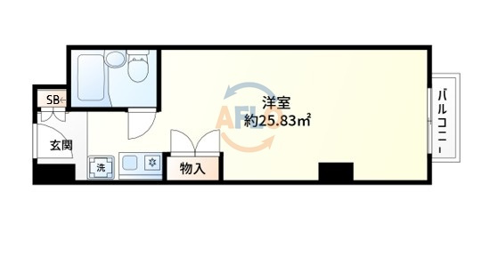 ノイメゾン堀江 堀江小学校の間取り|ノイメゾン堀江　間取り