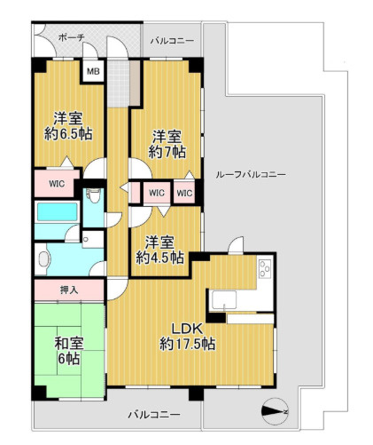 【間取り】 | ☆グリーントピア21コミュネット香芝