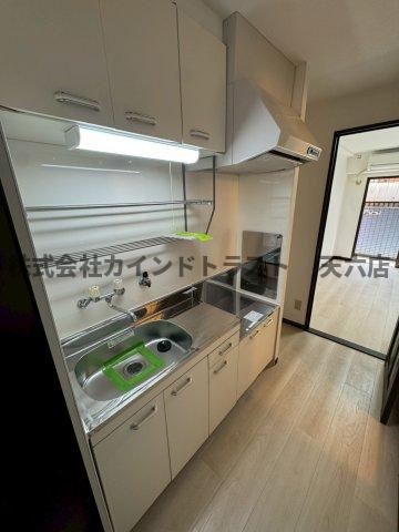 天満グリーン土井マンションのキッチン|お料理しやすいキッチンです