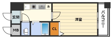 ホープシティー天神橋の間取り