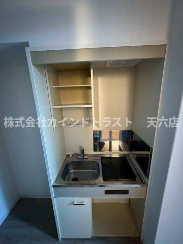 パライッソおくのキッチン|コンパクトなキッチンで掃除もラクラク