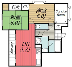 【間取り】 | ベルレール小倉台　弐番館