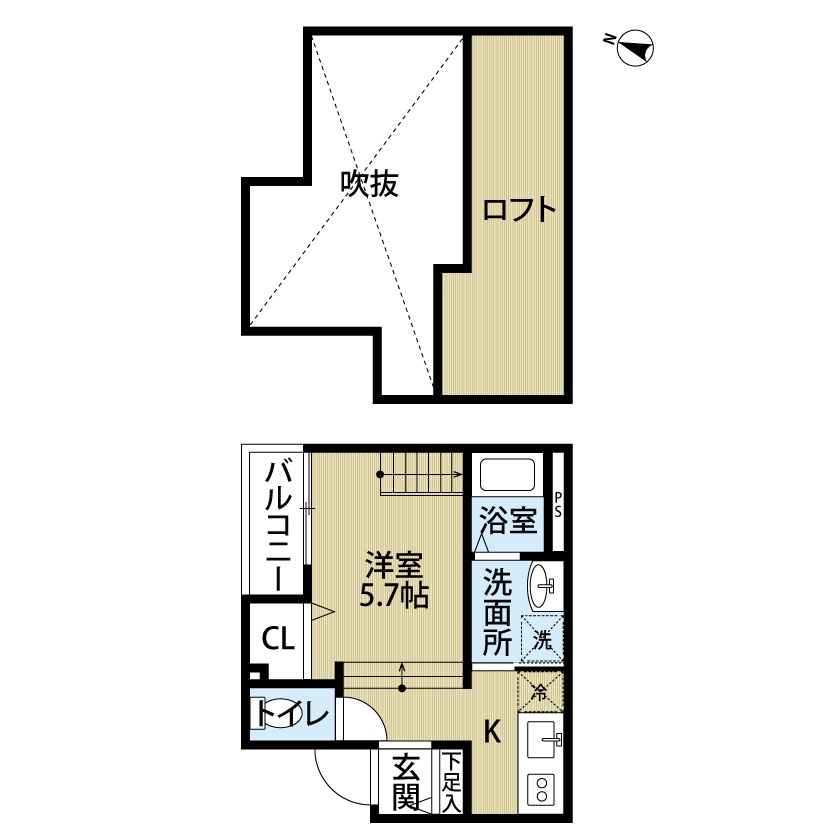 ラピュターの間取り|使いやすい間取りです。