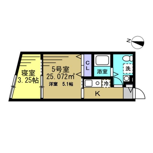 ＫＴ松戸六実の間取り