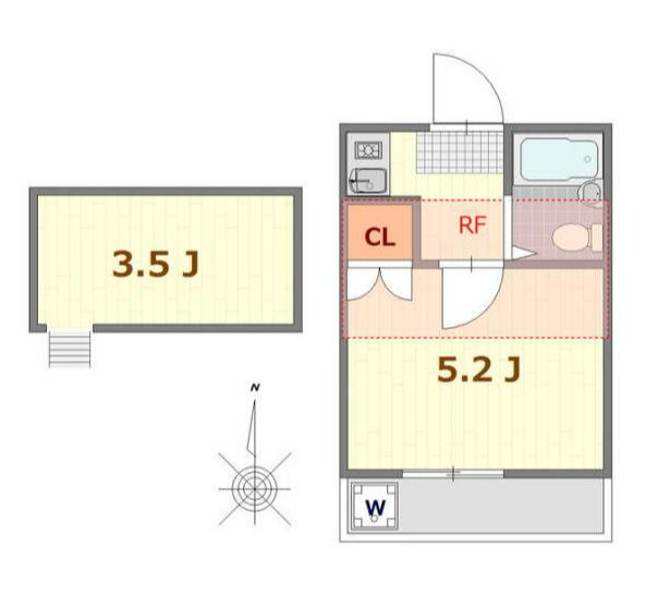 アイルイン上北沢の間取り