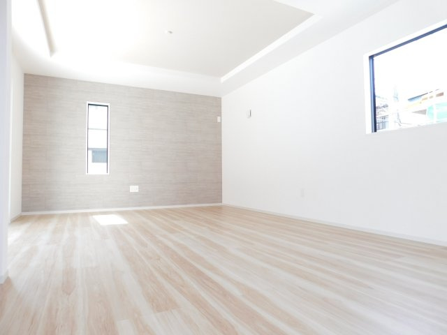 名古屋市北区西味鋺３丁目の新築一戸建の居間・リビング|◇リビング◇　　広いリビング１８．８帖　家族が集まってもゆったりと過ごせます♪