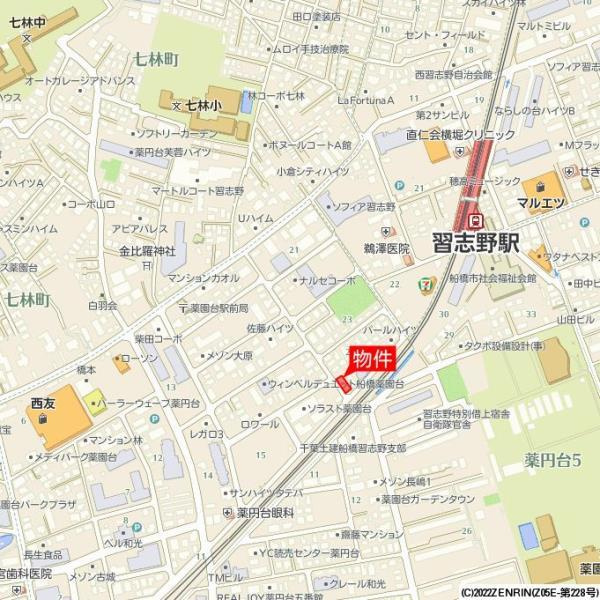 コーポアツミの地図