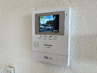 東松山市山崎町　アパートⅤ期新築工事の内装|カメラ付インターホン（イメージ）