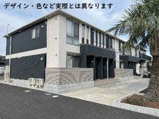 東松山市山崎町　アパートⅤ期新築工事の外観|同型タイプ
