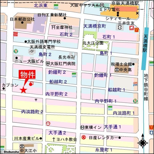 シュロス　ヒロカズ　大手前の地図