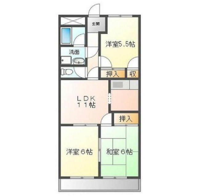ＥＮＪＹＯ　Ⅱの間取り