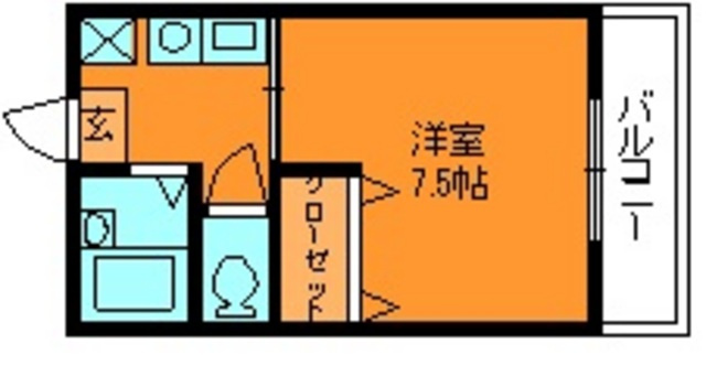 メゾン大和3の間取り