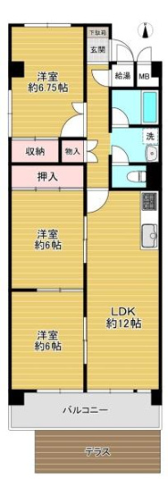 【間取り】 | 野江センチュリーマンション