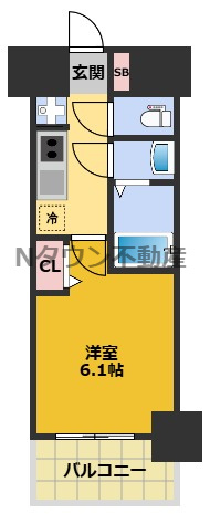 【間取り】 | ディアレイシャス名古屋浄心Ⅱ | 間取りです。