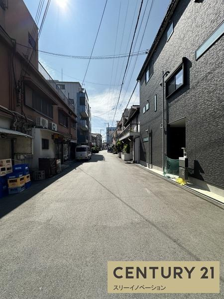 南恩加島3丁目中古戸建の前面道路含む現地写真