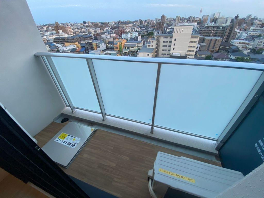 LaDouceur今池南　名古屋市賃貸　仲介手数料無料のバルコニー|バルコニー