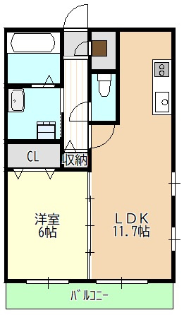 ハピネス光Ⅱの間取り