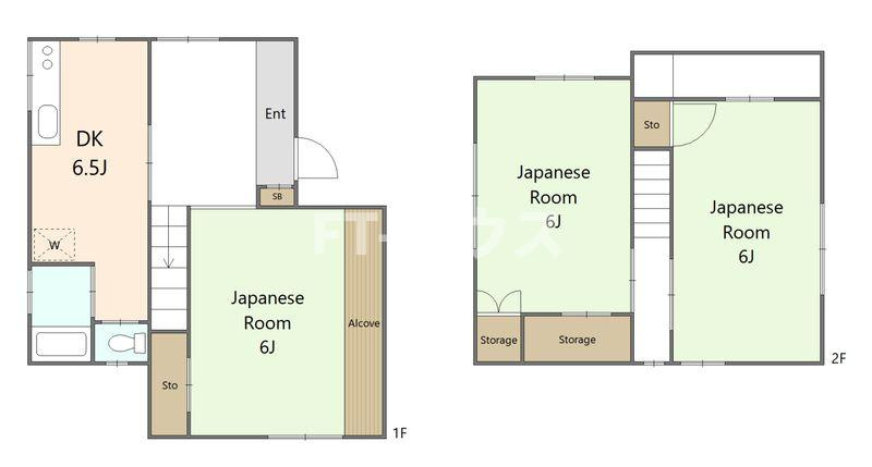 リンク船橋田喜野井戸建の間取り
