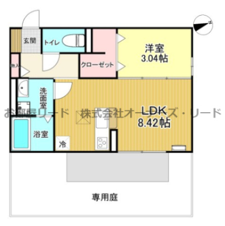 D-ROOMクレスト国分の間取り