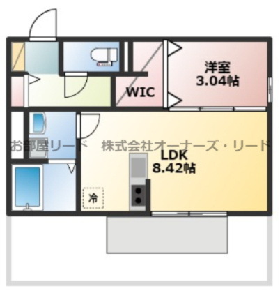 D-ROOMクレスト国分の間取り