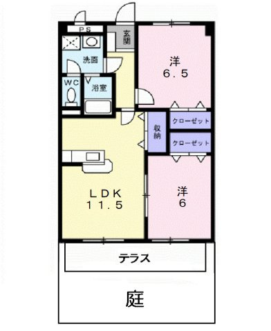 ビューティウィンの間取り|間取図