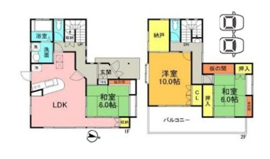 中古戸建　深谷市小前田1648-6の間取り