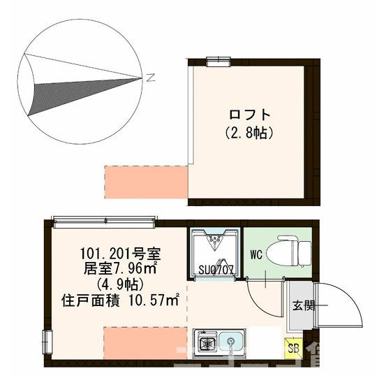 【間取り】 | グレース桜上水