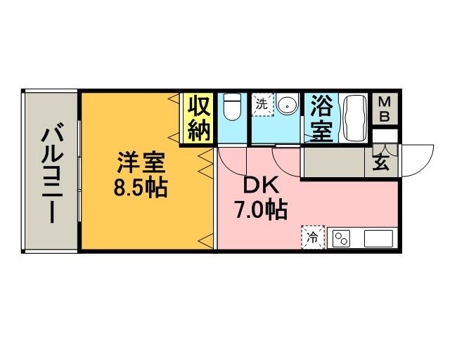 アメニティⅡ【キャッシュバック対象物件】の間取り|間取りです