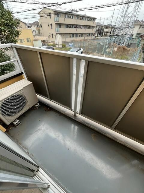 ＫハイツⅡのバルコニー