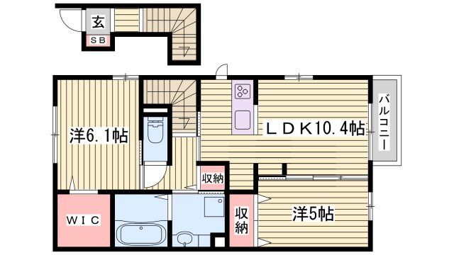 パークハイム六番館の間取り