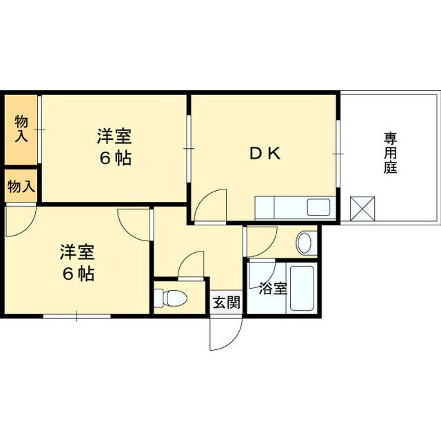 グランディア夙川Ⅰの間取り