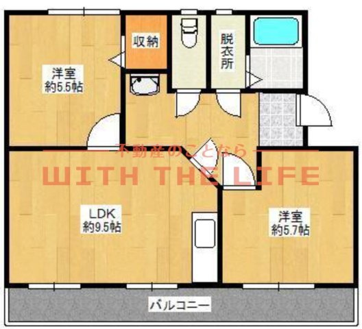 コンチェルト東合川Ⅰ【キャッシュバック対象物件】の間取り