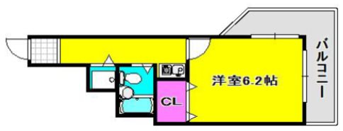 ホーユウコンフォルト新神戸の間取り